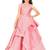 Kids Pink Long Gown Dress For Girls