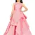 Kids Pink Long Gown Dress For Girls