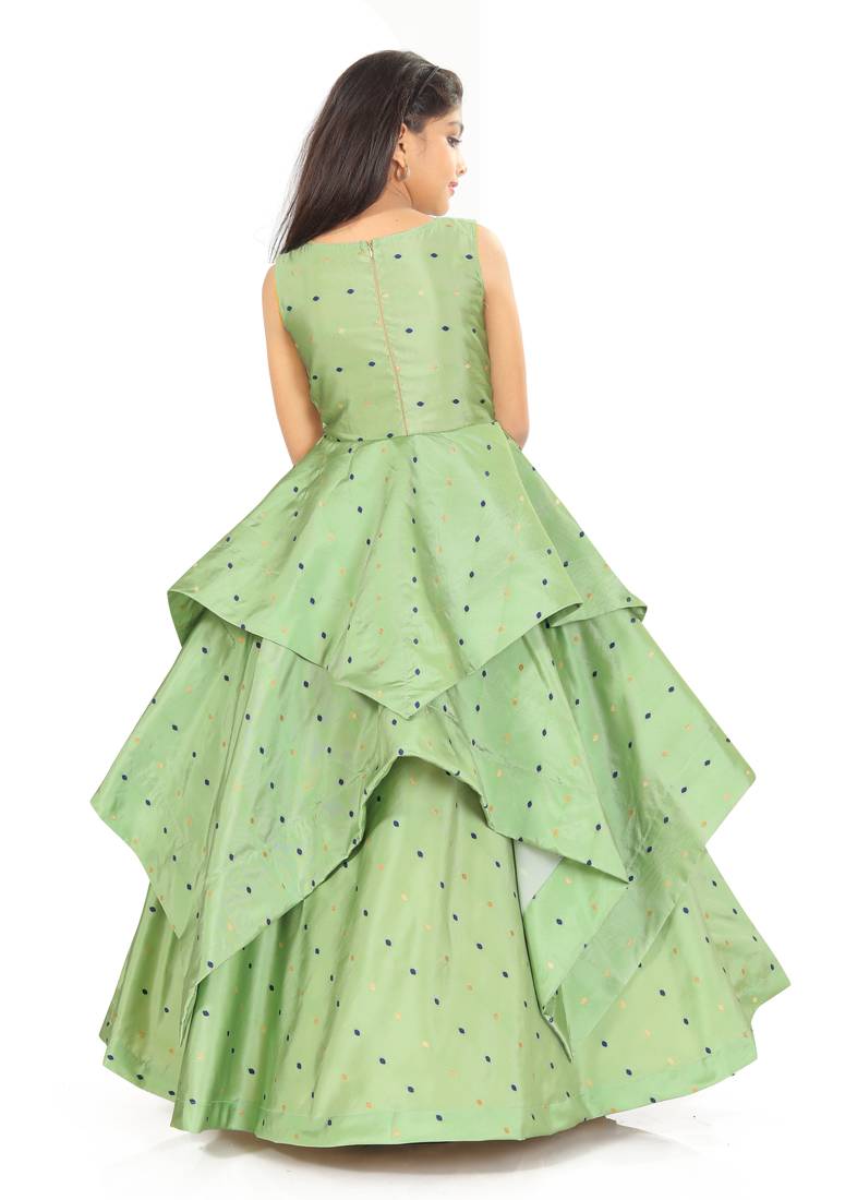 Kids Pista Gown Dress