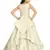 Kids White Cotton Silk Gown Dress 