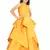 Kids  Yellow Cotton Silk Gown Dress