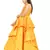 Kids  Yellow Cotton Silk Gown Dress