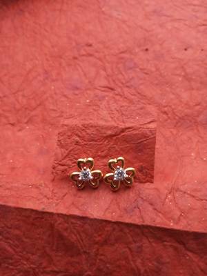Fashion 2 pair of Gold plated, American diamond   Earrings 2