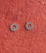 Fashion American Diamond Stud Earrings