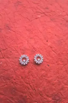 Fashion American Diamond Stud Earrings