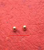 High quality gold plated stud earrings for girls and women