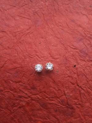 Fashion American Diamond Gold plated Stud Earrings for girls 1