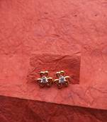 Fashion American Diamond Gold plated Stud Earrings for girls