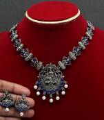 Blue necklace-sets