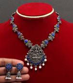 Blue necklace-sets