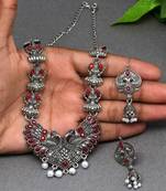 Maroon necklace-sets