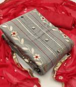 Grey gotta patti chanderi salwar