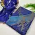 Blue bandhej jacquard salwar