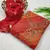 Red Bandhej Jacquard Salwar