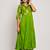  Women's Gold Print Dark Green  Rayon Kurtas