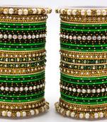 Green bangles-and-bracelets