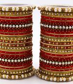 Red bangles-and-bracelets