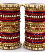 Red bangles-and-bracelets
