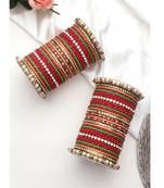 Red bangles-and-bracelets