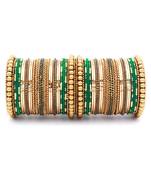 Green bangles-and-bracelets