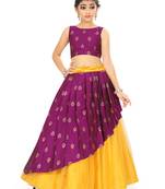 Kids Bit And Yellow Lehenga Choli