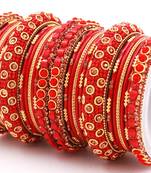 Red bangles-and-bracelets
