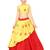 Kids Yellow Lehenga Choli For Girls
