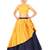 Kids Yellow Wedding Wear For Girls 
