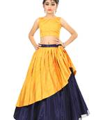 Kids Yellow Wedding Wear For Girls 