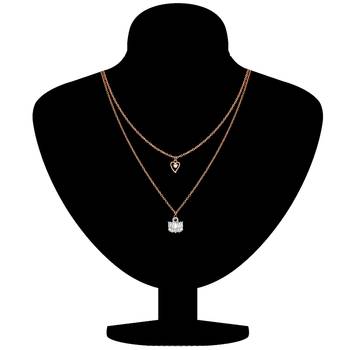 White crystal necklaces 2