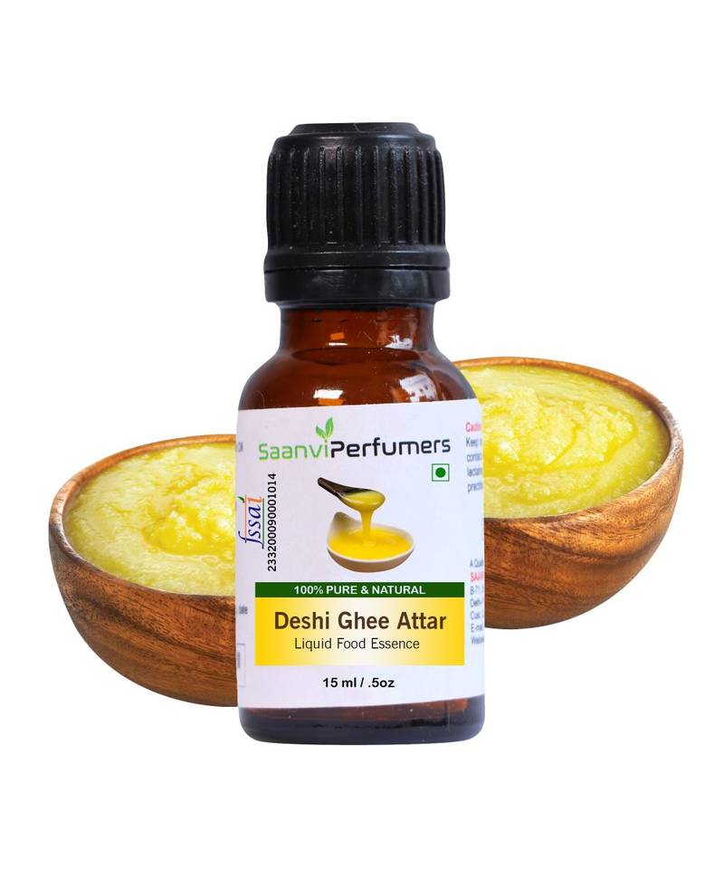 Desi Ghee Attar Essence Cheesecake Liquid Food Essence  (15 ml)
