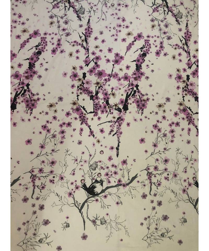 Sanwariya Handstitched 180TC Cotton Fitted King Size Bedsheet With 2 Pillow Covers