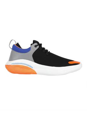 Vardhra Men's Black Synthetic Leather Outdoor Daily Casual Sneaker Shoes 3