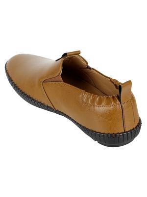 Vardhra Men's Brown Synthetic Leather Outdoor Slip On Casual Loafer 4