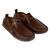 Vardhra Men's Tan Synthetic Leather Laser Patter Outdoor Casual Loafer