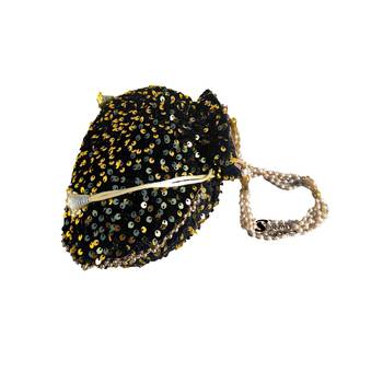 Shoptory India Potli Bags for Wedding Return Gifts Party Sequin bag for Girls Purse Handcrafted Pouches, Gold 3