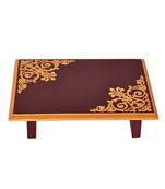 Home Decorative Corner Table Low High Stool Step Stool Chowki Bajot 11X8X2 Inch