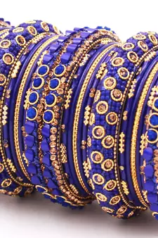 Blue bangles-and-bracelets