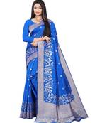 Soft Kanchipuram silk saree with Beautiful weaving Pallu& Rich weawing Border