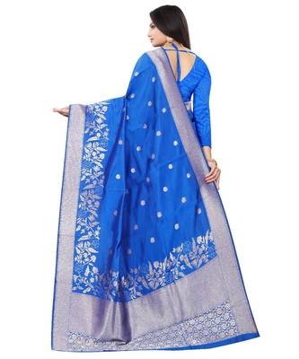Soft Kanchipuram silk saree with Beautiful weaving Pallu& Rich weawing Border 2
