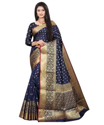 Lichi Silk saree with beautiful weaving with Rich Pallu & Weawing  Border Sarees 1