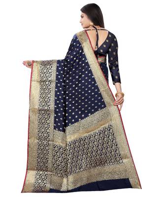 Lichi Silk saree with beautiful weaving with Rich Pallu & Weawing  Border Sarees 2