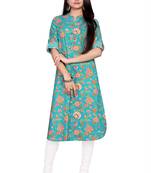 Cotton Green ethnic kurtis