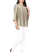 Silk Grey ethnic kurtis