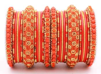 Orange bangles-and-bracelets 2