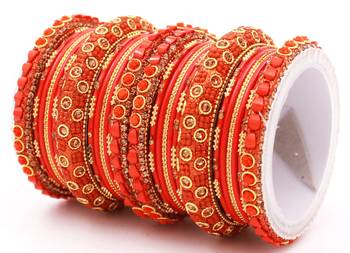 Orange bangles-and-bracelets 3