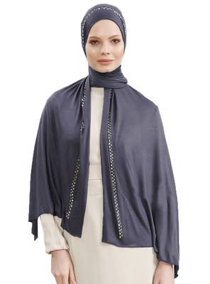 JSDC Diamond Stone Work Stretchable Women Scarf Hijab Dupatta 1