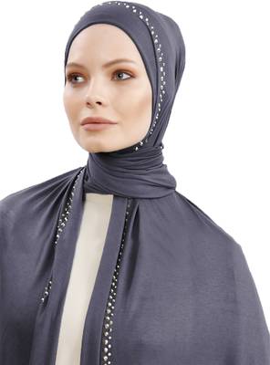 JSDC Diamond Stone Work Stretchable Women Scarf Hijab Dupatta 2