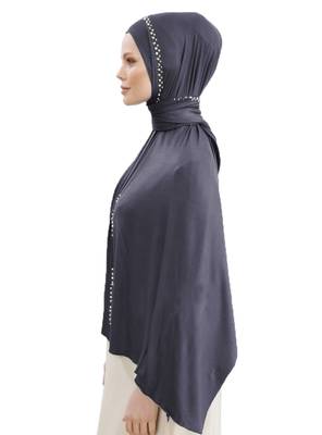 JSDC Diamond Stone Work Stretchable Women Scarf Hijab Dupatta 3