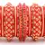 Red bangles-and-bracelets